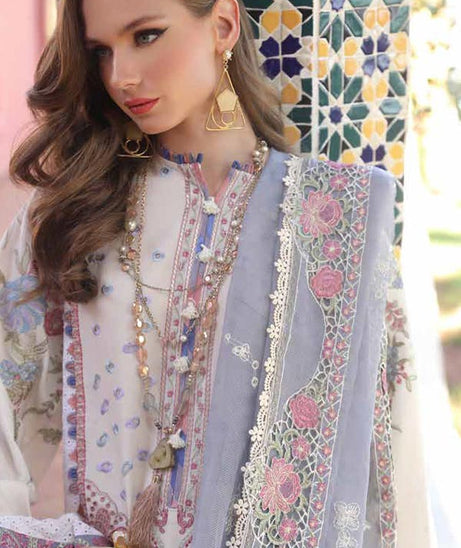 Alif Moksha Luxury Lawn`23 ALL#08 (Noor e Jaan)
