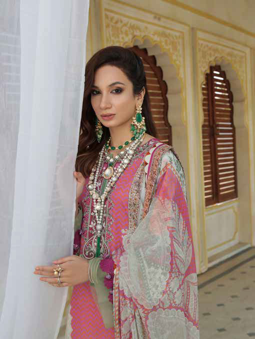 Alif by Ajr Couture Festive Lawn`22 D# 04