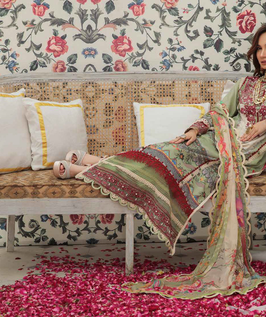 Alif by Ajr Couture Festive Lawn`22 D# 05