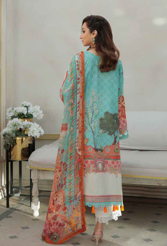 Alif by Ajr Couture Festive Lawn`22 D# 07