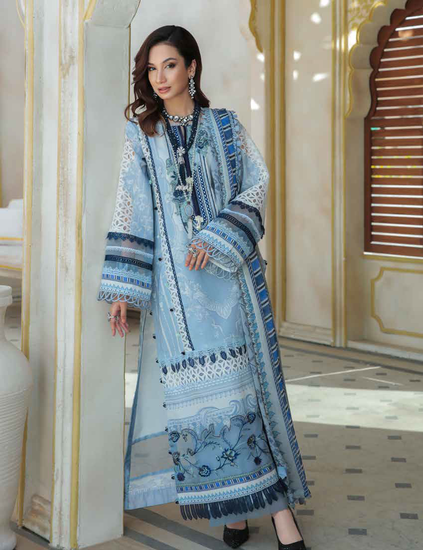 Alif by Ajr Couture Festive Lawn`22 D# 02