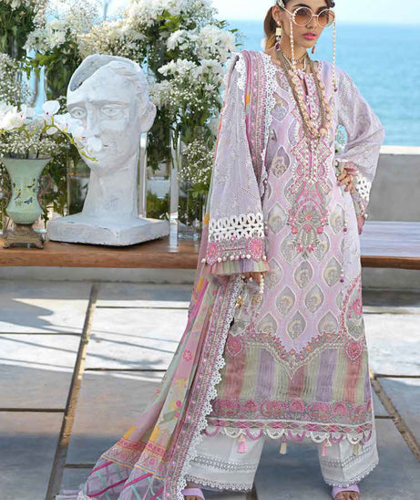 Alif by Ajr Couture Luxury Lawn`22 D# 02 (Livia)