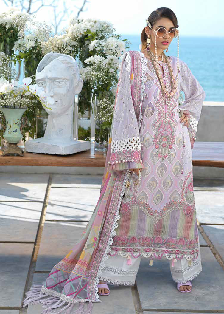 Alif by Ajr Couture Luxury Lawn`22 D# 02 (Livia)