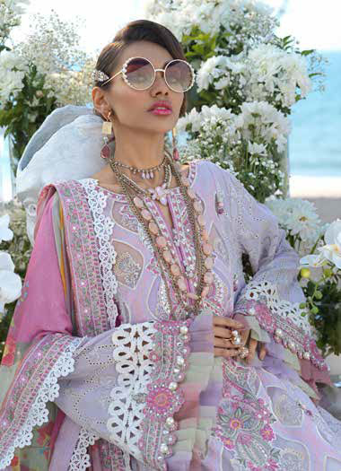 Alif by Ajr Couture Luxury Lawn`22 D# 02 (Livia)