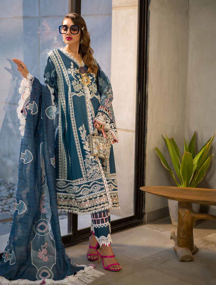 Alif by Ajr Couture Luxury Lawn`22 D# 03 (Camilla)