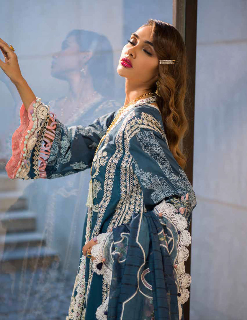 Alif by Ajr Couture Luxury Lawn`22 D# 03 (Camilla)