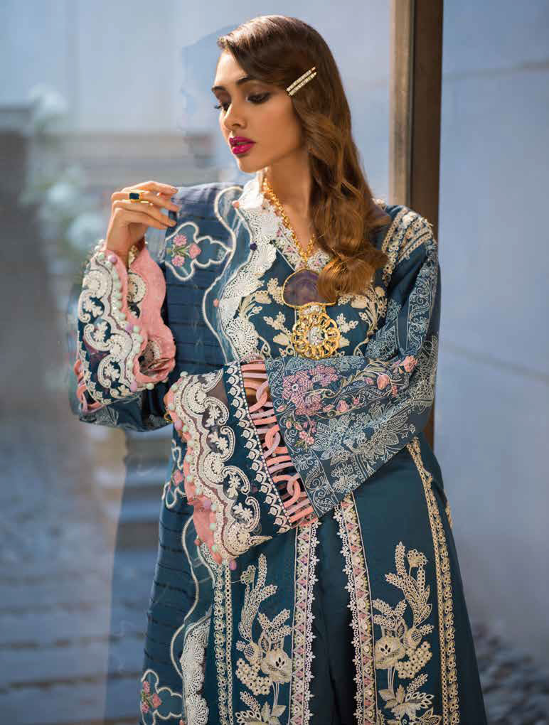 Alif by Ajr Couture Luxury Lawn`22 D# 03 (Camilla)