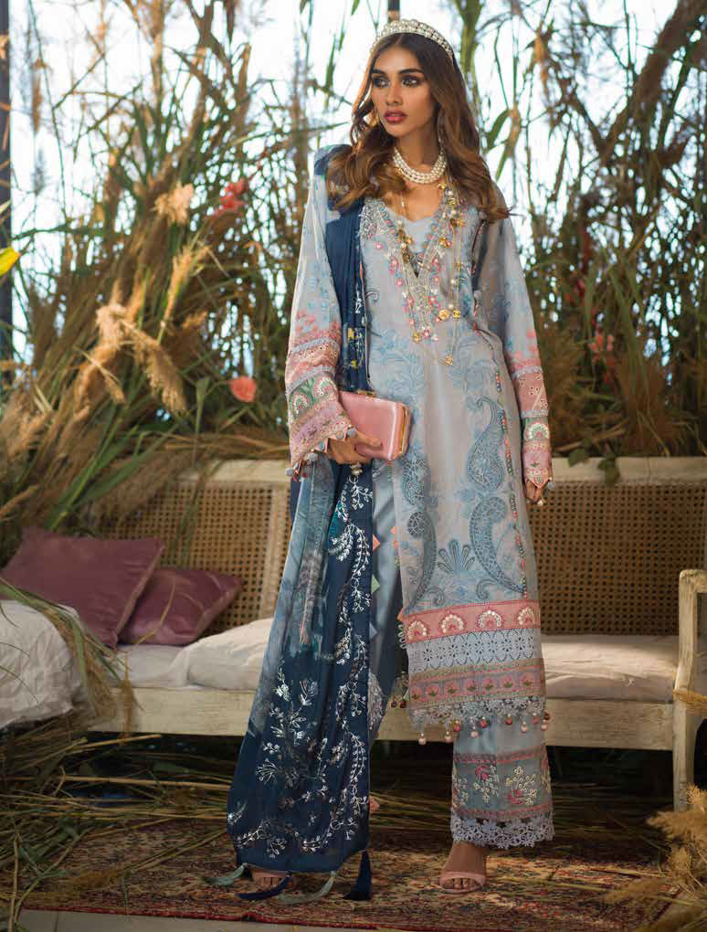 Alif by Ajr Couture Luxury Lawn`22 D# 05 (Claudia)