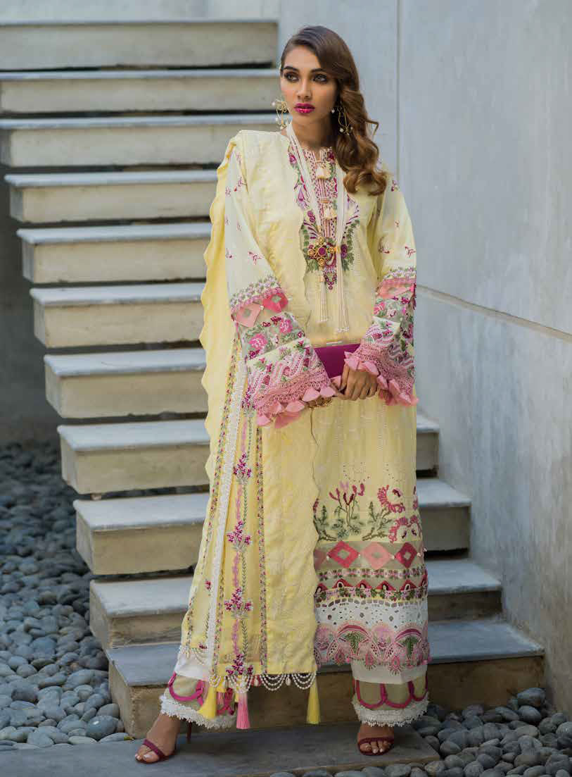 Alif by Ajr Couture Luxury Lawn`22 D# 06 (Rhea)