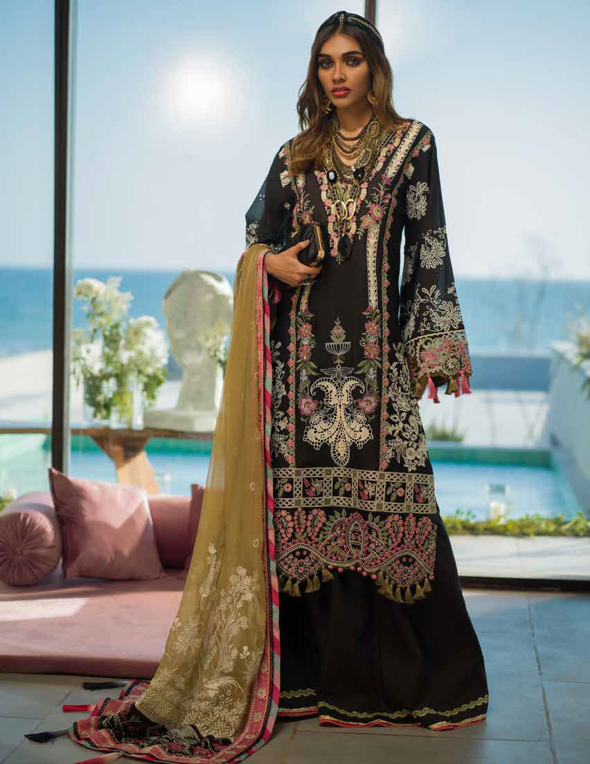 Alif by Ajr Couture Luxury Lawn`22 D# 09 (Octavia)