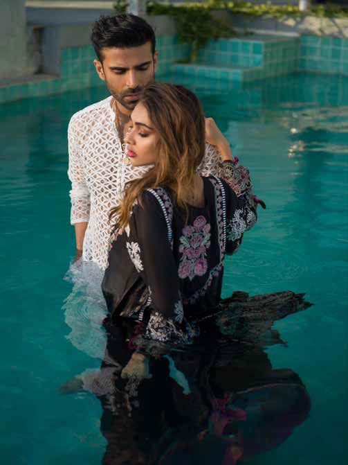Alif by Ajr Couture Luxury Lawn`22 D# 09 (Octavia)
