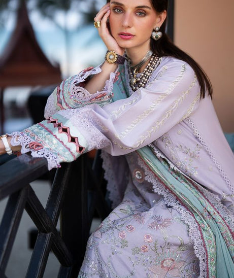 Alif By AJR Couture Signature Lawn`24 D#11 (Castle)