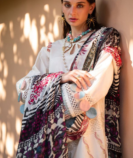 Alif By AJR Couture Signature Lawn`24 D#12 (Sun Beam)