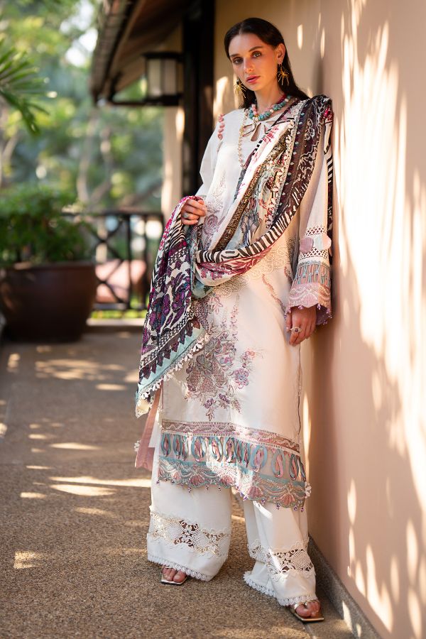 Alif By AJR Couture Signature Lawn`24 D#12 (Sun Beam)