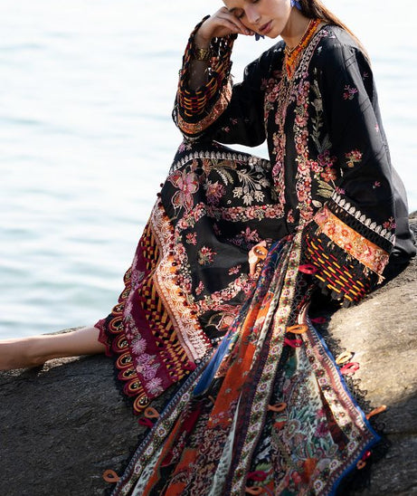 Alif By AJR Couture Signature Lawn`24 D#03 (Noir)