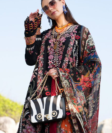 Alif By AJR Couture Signature Lawn`24 D#03 (Noir)