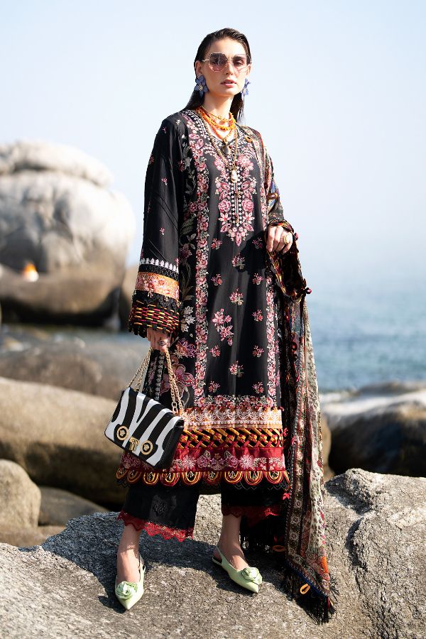 Alif By AJR Couture Signature Lawn`24 D#03 (Noir)