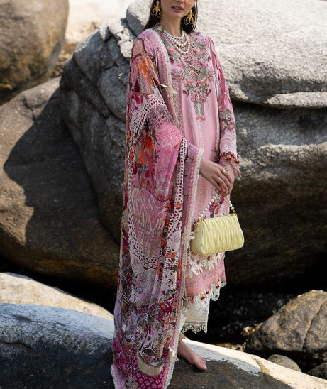 Alif By AJR Couture Signature Lawn`24 D#04 (Rosy)