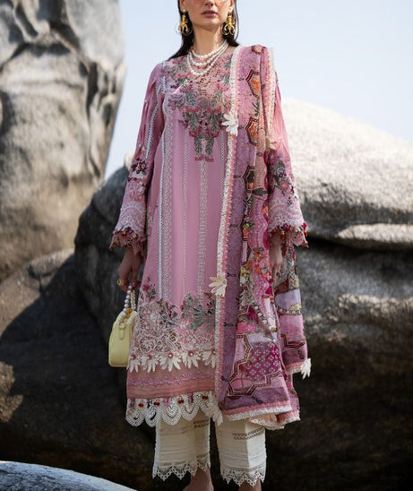 Alif By AJR Couture Signature Lawn`24 D#04 (Rosy)