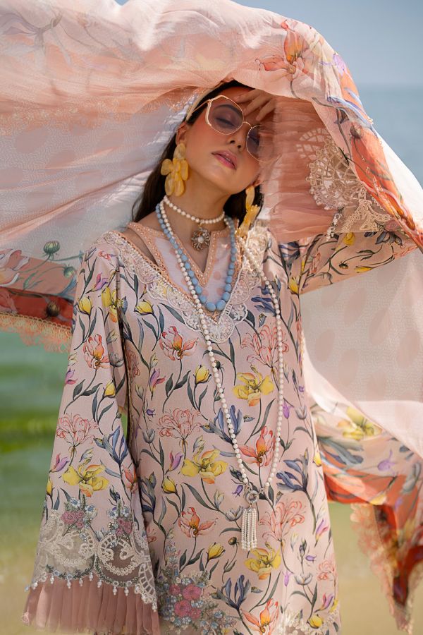 Alif By AJR Couture Signature Lawn`24 D#06 (Blooming)