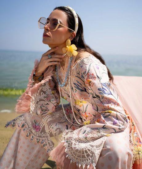 Alif By AJR Couture Signature Lawn`24 D#06 (Blooming)
