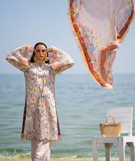 Alif By AJR Couture Signature Lawn`24 D#06 (Blooming)