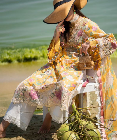 Alif By AJR Couture Signature Lawn`24 D#07 (Sunlit)