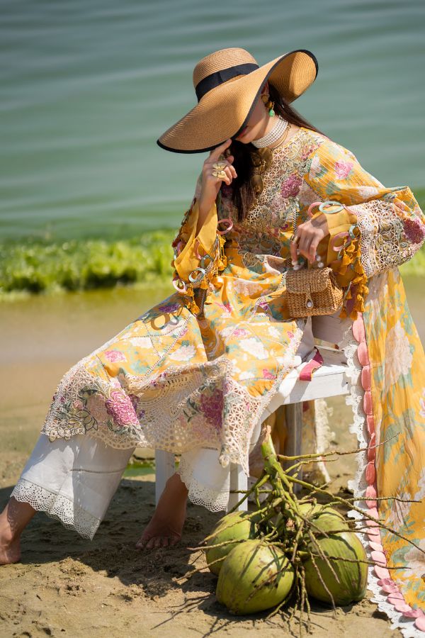 Alif By AJR Couture Signature Lawn`24 D#07 (Sunlit)