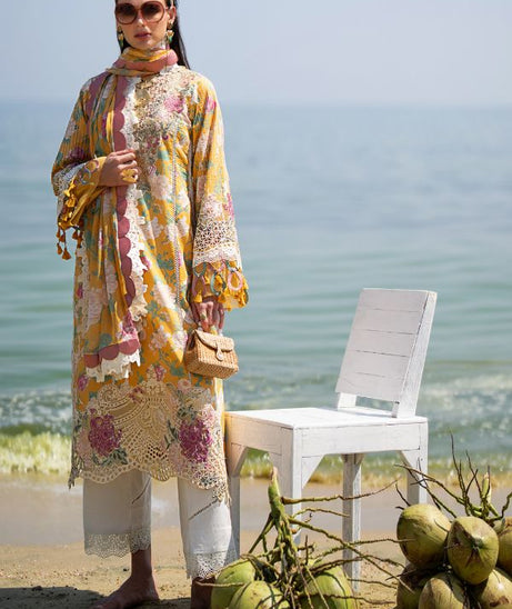 Alif By AJR Couture Signature Lawn`24 D#07 (Sunlit)