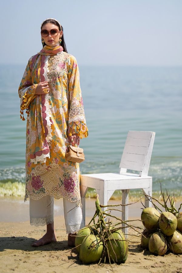 Alif By AJR Couture Signature Lawn`24 D#07 (Sunlit)