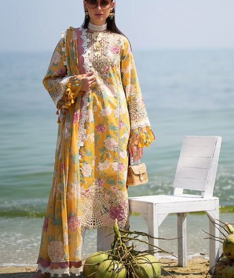 Alif By AJR Couture Signature Lawn`24 D#07 (Sunlit)