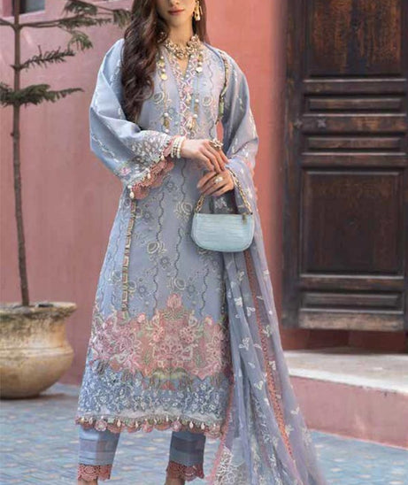 Alif Moksha Luxury Lawn`23 ALL#01 (Nureh)