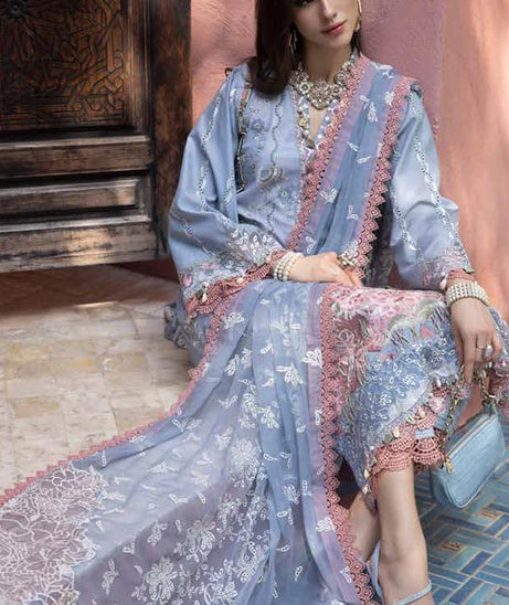Alif Moksha Luxury Lawn`23 ALL#01 (Nureh)