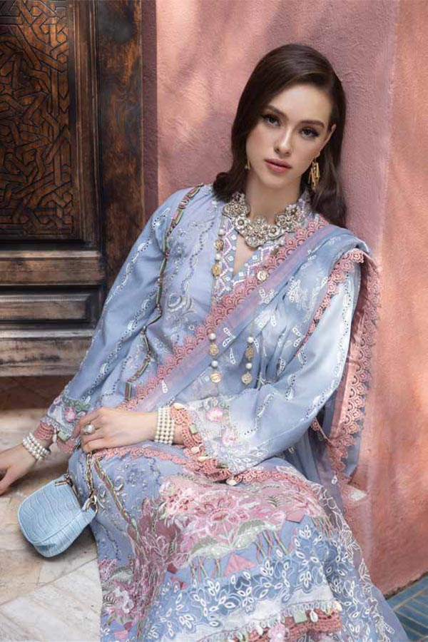 Alif Moksha Luxury Lawn`23 ALL#01 (Nureh)