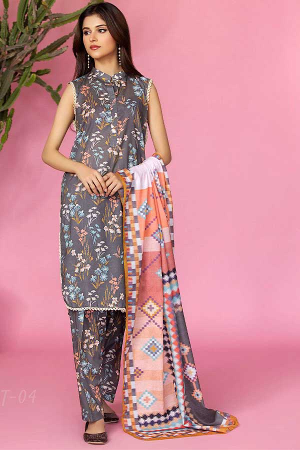 Alisha Digital Print Lawn'23 D#4