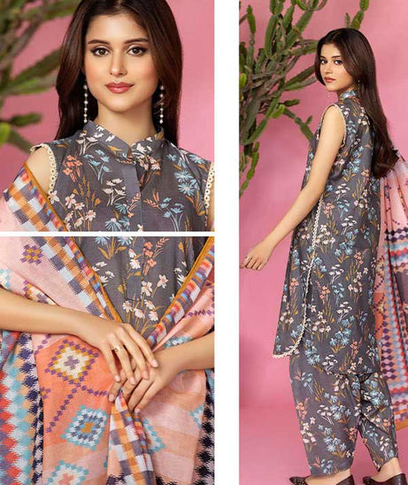 Alisha Digital Print Lawn'23 D#4