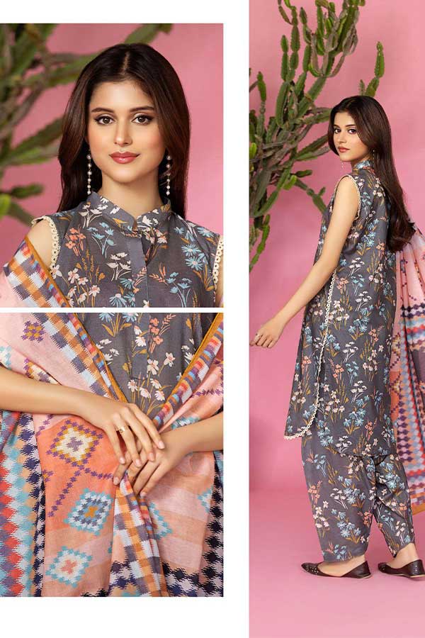Alisha Digital Print Lawn'23 D#4