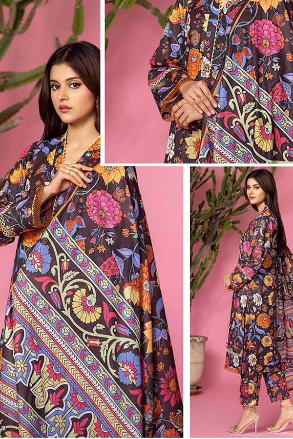 Alisha Digital Print Lawn'23 D#7