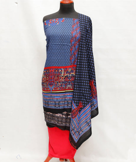 Alisha Print Linen`19 D#5 Blue
