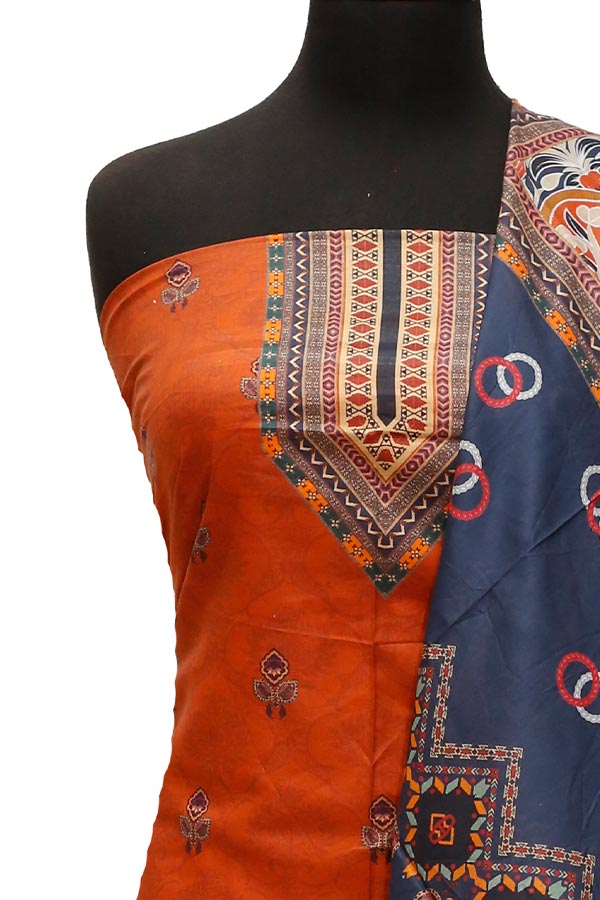 Alishba Classic Lawn`23 D#2382 D Rust