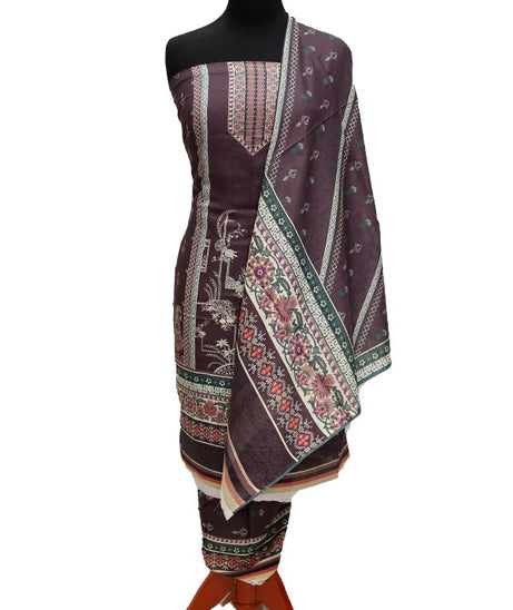 Alishba Classic Lawn`23 D#2387 Chocolate