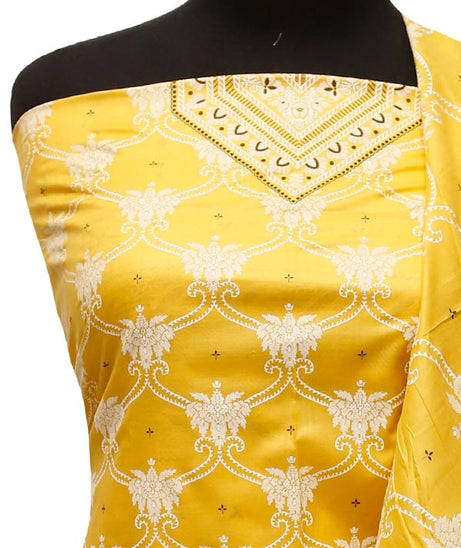 Alishba Classic Lawn`22 D#2838 Yellow