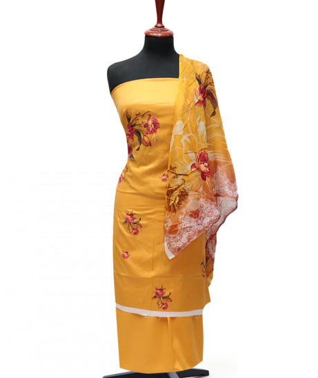 Alishba D/Print Lawn'25 D#120148 (Mustard)
