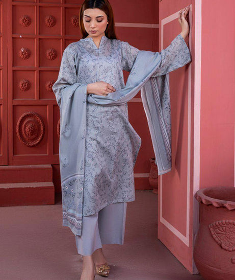 Alishba D/Print Lawn`25 D#351 (Grey)