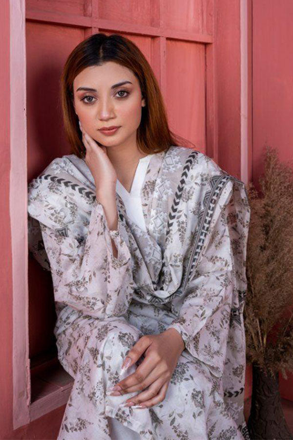 Alishba D/Print Lawn`25 D#359 (Off White)