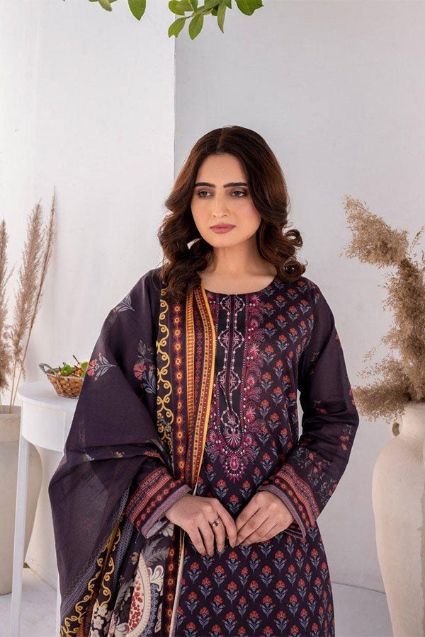 Alishba D/Print Lawn`25 D#4077 (D Purple)