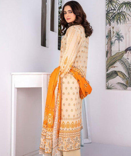 Alishba D/Print Lawn`25 D#4078 (Lemon Yellow)