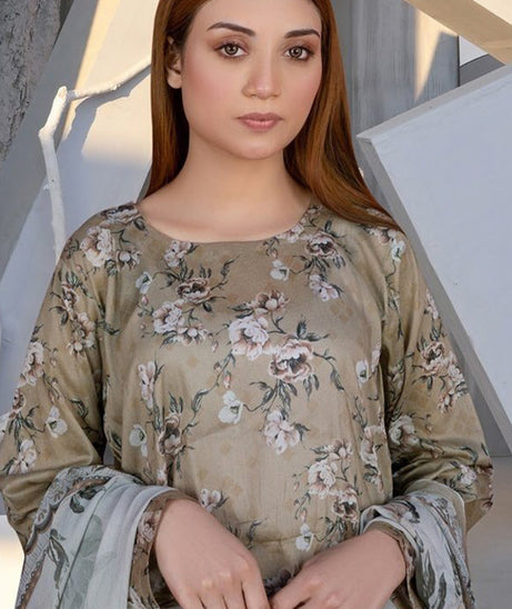 Alishba D/Print Lawn'25 D#5021 (Brown)