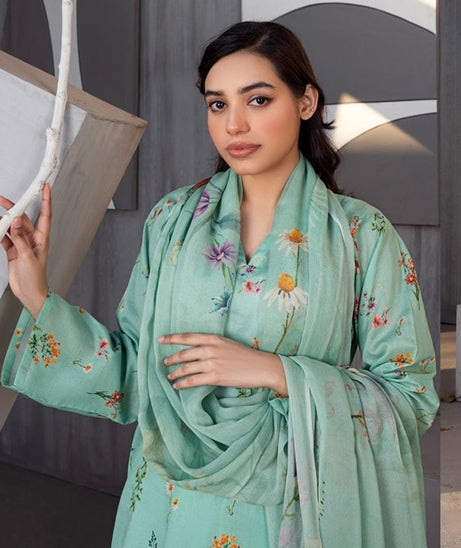 Alishba D/Print Lawn'25 D#5022 (L Ferozi)