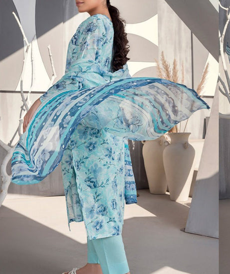 Alishba D/Print Lawn'25 D#5024 (Ferozi)